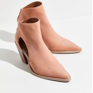 Free People Pink Ankle Boots